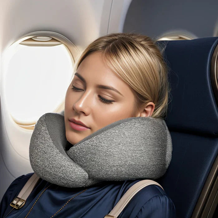 Travesseiro de Viagem SnugFly | Ergonomia e Alívio Instantâneo