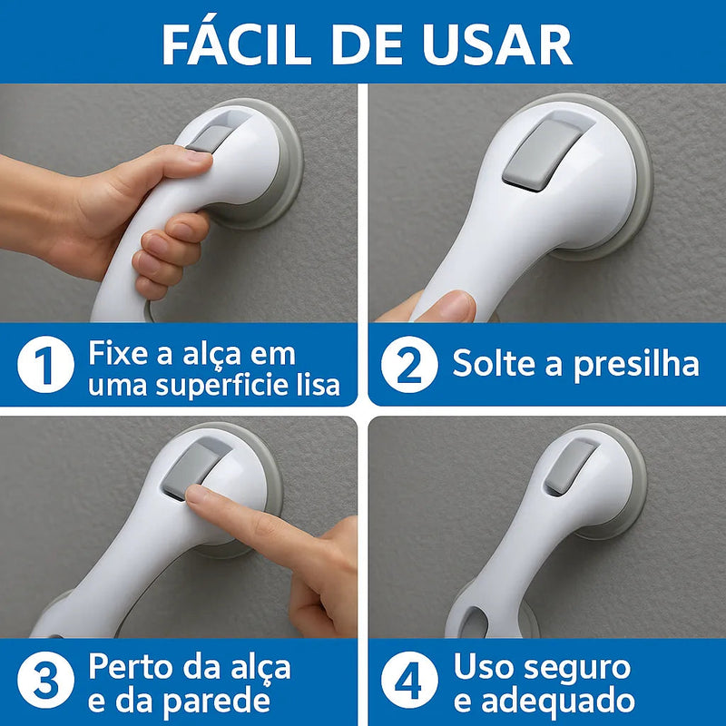 Barra de Apoio Portátil SafeGrip | Maior Segurança Para a Locomoção da Sua Família