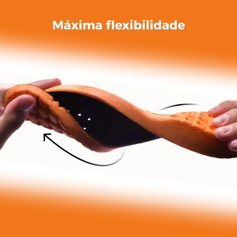 Palmilha de Gel P.U FlexSport | Conforto Ortopédico e Alívio Imediato