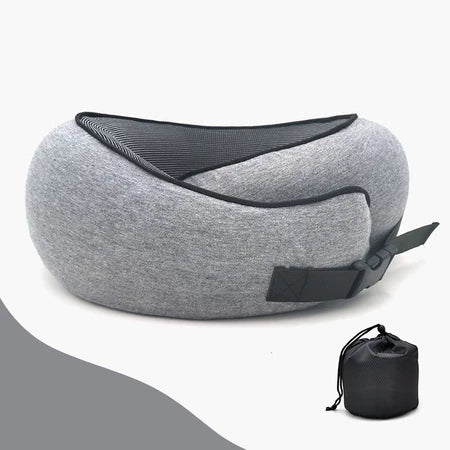 Travesseiro de Viagem SnugFly | Ergonomia e Alívio Instantâneo