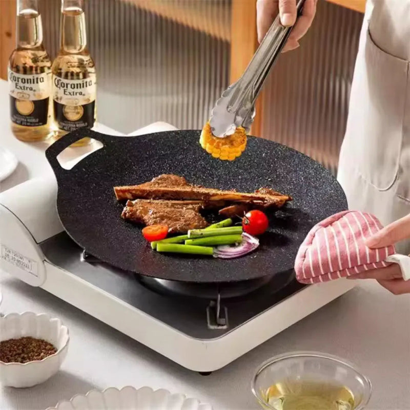 Frigideira de Pedra Vulcânica Antiaderente CookFlex | Cozimento saudável e sem esforço