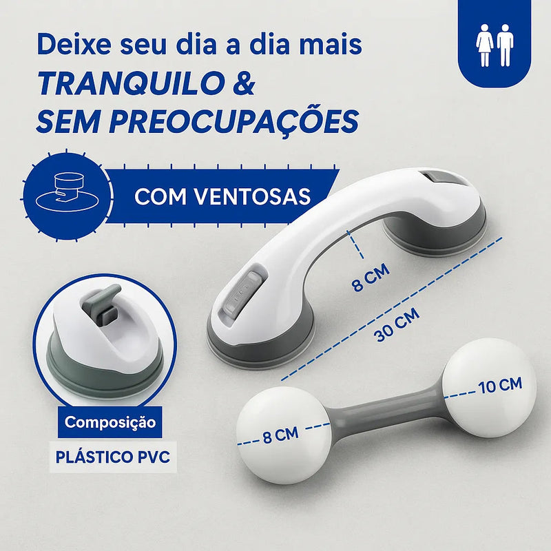Barra de Apoio Portátil SafeGrip | Maior Segurança Para a Locomoção da Sua Família