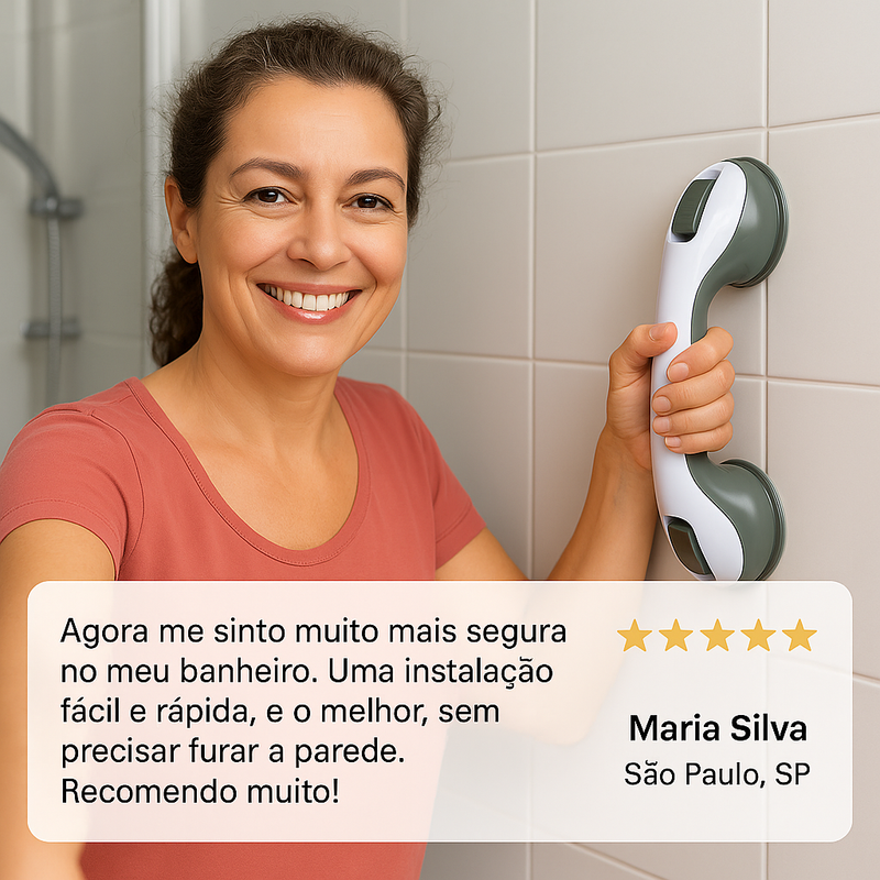 Barra de Apoio Portátil SafeGrip | Maior Segurança Para a Locomoção da Sua Família