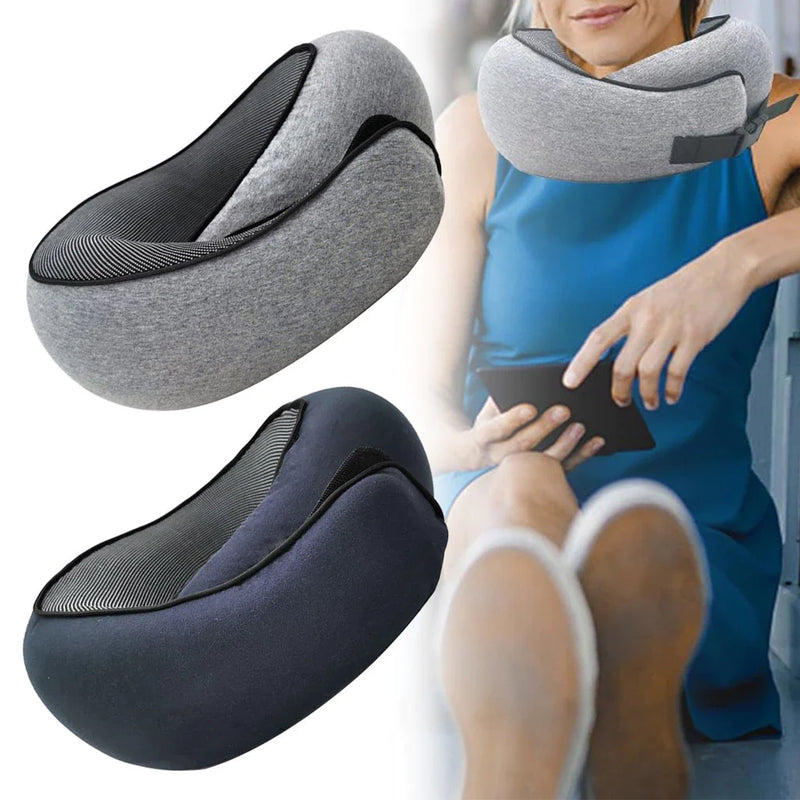 Travesseiro de Viagem SnugFly | Ergonomia e Alívio Instantâneo